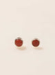 CORAL SILVER EARRINGS