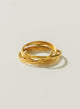 MULTI RING GOLD PLATED RING