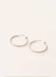 BASIC SILVER BIG HOOPS