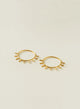 SUN GOLD PLATED HOOPS