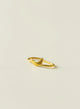 SINGLE MOON GOLD PLATED CLIP