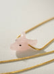 ROSE QUARTZ WOLF NECKLACE