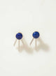 EAR JACKET LAPIS LAZULI SILVER EARRINGS