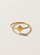 BRIGHT STAR GOLD PLATED RING