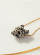 DALMATIAN JASPER JAGUAR NECKLACE