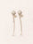 LUXURY RUBY FISH SILVER EARRINGS
