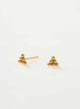 TRIANGLE BINDI GOLD PLATED EARRINGS