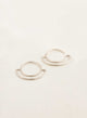 ORBIT SILVER MINI HOOPS