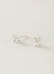 HERKIMER DIAMOND SILVER EARRINGS