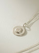 Moon silver necklace