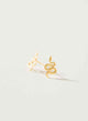 TINY SNAKE GOLD PLATED EARRINGS