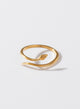 SNAKE ADJUSTABLE GOLD PLATED RING