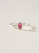 PINK TOURMALINE SILVER RING PRE-ORDER